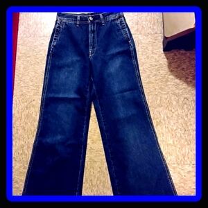 Diesel Dark Blue High Rise Flare Vintage Jeans NWOTS